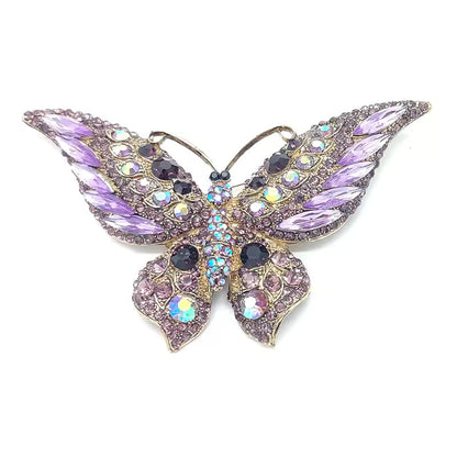 PD BROOCH Luxury Elegant Glassstone Butterfly Brooches